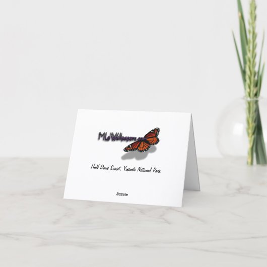 Half Dome Sunset in Yosemite National Park Bedankkaart (Achterkant)