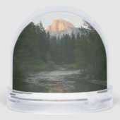 Half Dome Sunset in Yosemite National Park Sneeuwbol (Achterkant)