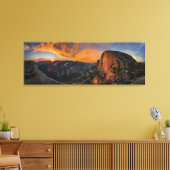 Half Dome Sunset - Yosemite Canvas Afdruk (Insitu (Woonkamer))