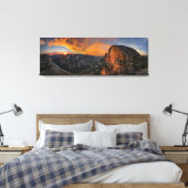 Half Dome Sunset - Yosemite Canvas Afdruk (Insitu (Slaapkamer))