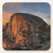 Half Dome Sunset - Yosemite Kartonnen Onderzetters (Voorkant)