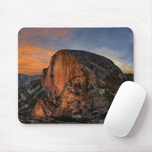 Half Dome Sunset - Yosemite Muismat (Met muis)