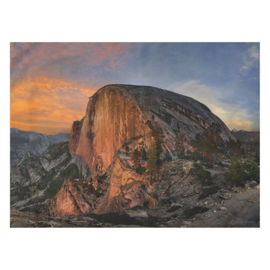 Half Dome Sunset - Yosemite Tafelkleed (Voorkant (Horizontaal))