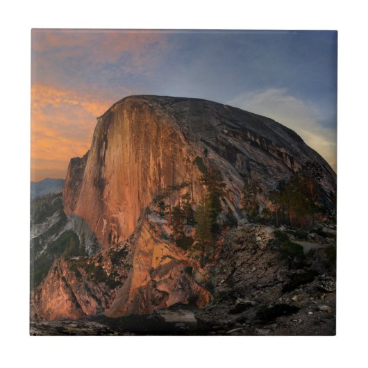 Half Dome Sunset - Yosemite Tegeltje (Voorkant)
