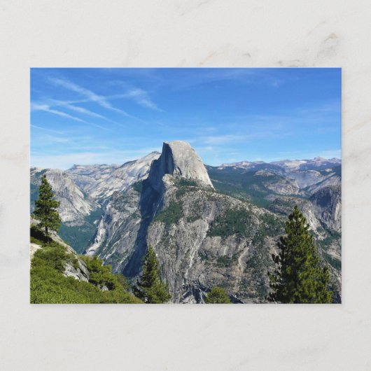 Half-dome uit Glacier Point, Yosemite, CA Briefkaart (Voorkant)