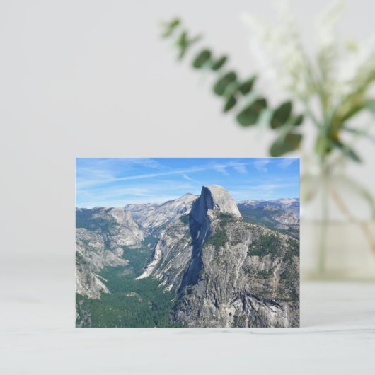 Half-dome uit Glacier Point, Yosemite, CA Briefkaart (Staand voorkant)
