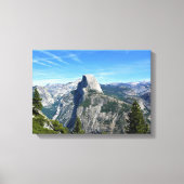 Half-dome uit Glacier Point, Yosemite, CA Canvas Afdruk (Voorkant)