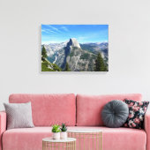Half-dome uit Glacier Point, Yosemite, CA Canvas Afdruk (Insitu (Woonkamer))