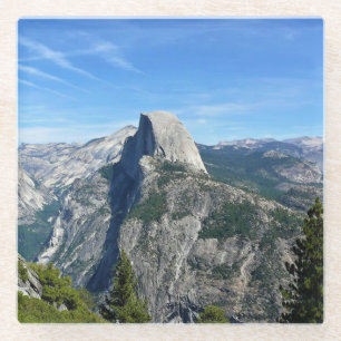 Half-dome uit Glacier Point, Yosemite, CA Glazen Onderzetter