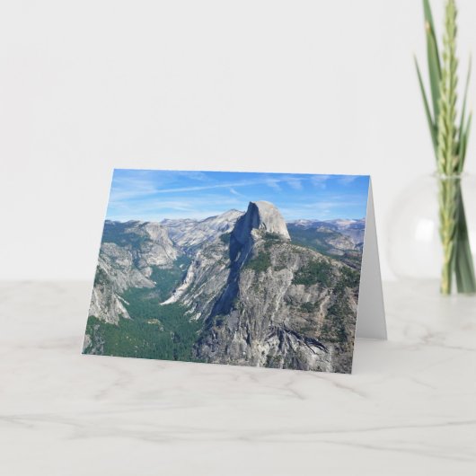 Half-dome uit Glacier Point, Yosemite, CA Kaart (Voorkant)
