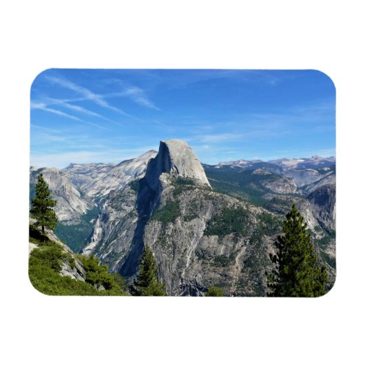 Half-dome uit Glacier Point, Yosemite, CA Magneet (Horizontaal)