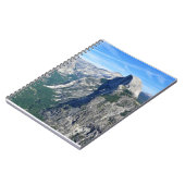 Half-dome uit Glacier Point, Yosemite, CA Notitieboek (Linkerzijde)