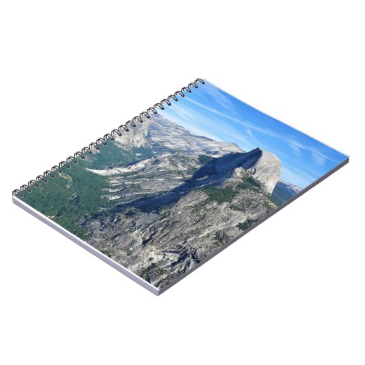 Half-dome uit Glacier Point, Yosemite, CA Notitieboek (Linkerzijde)