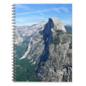 Half-dome uit Glacier Point, Yosemite, CA Notitieboek (Voorkant)