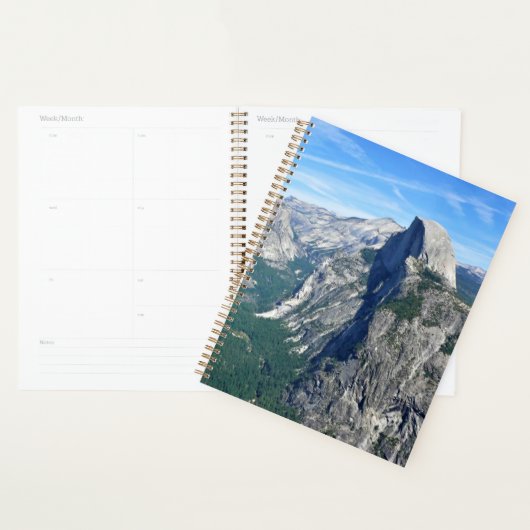 Half-dome uit Glacier Point, Yosemite, CA Planner (Display)