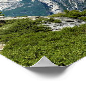 Half-dome uit Glacier Point, Yosemite, CA Poster (Hoek)