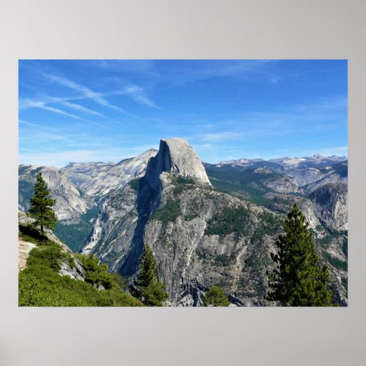 Half-dome uit Glacier Point, Yosemite, CA Poster (Voorkant)