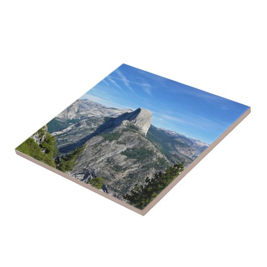 Half-dome uit Glacier Point, Yosemite, CA Tegeltje (Zijkant)