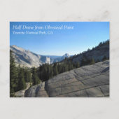 Half Dome uit Olmstead Point, Yosemite, CA Briefkaart (Voorkant)