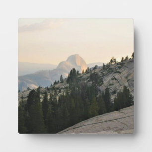 Half Dome uit Olmstead Point, Yosemite, CA Fotoplaat