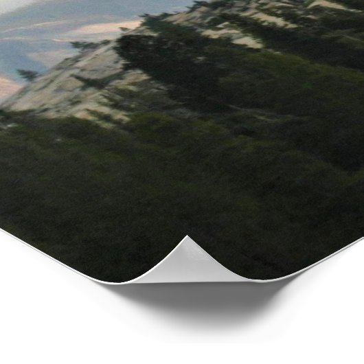 Half Dome uit Olmstead Point, Yosemite, CA Poster (Hoek)