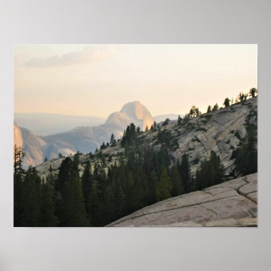 Half Dome uit Olmstead Point, Yosemite, CA Poster (Voorkant)