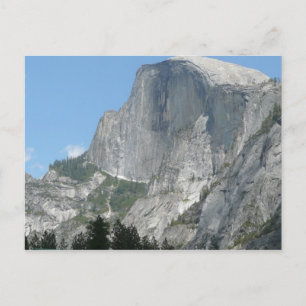 Half Dome van opzij in Yosemite National Park Briefkaart