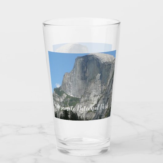 Half Dome van opzij in Yosemite National Park Glas (Voorkant)