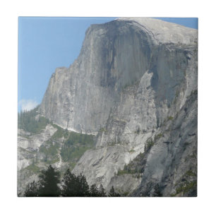 Half Dome van opzij in Yosemite National Park Tegeltje