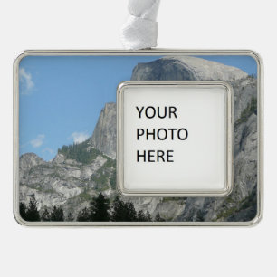 Half Dome van opzij in Yosemite National Park Verzilverd Omlijst Ornament