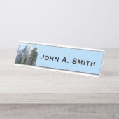 Half-dome van Panorama Trail I Bureau Naambordje (Voorkant)