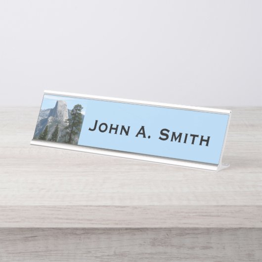 Half-dome van Panorama Trail I Bureau Naambordje (Voorkant)