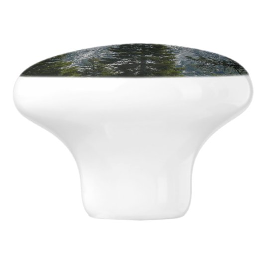 Half-dome van Panorama Trail I Keramische Knop (Zijkant)