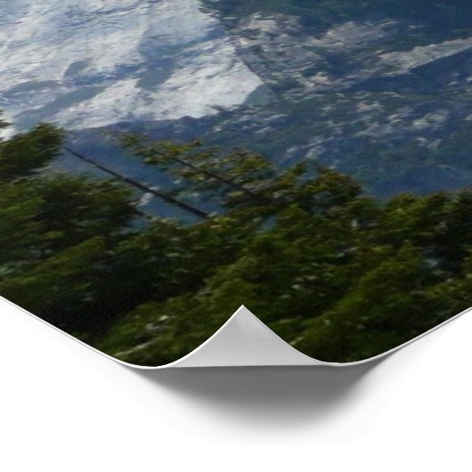 Half-dome van Panorama Trail I Poster (Hoek)