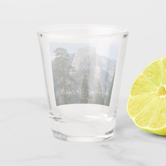 Half-dome van Panorama Trail I Shot Glas (Achterkant)
