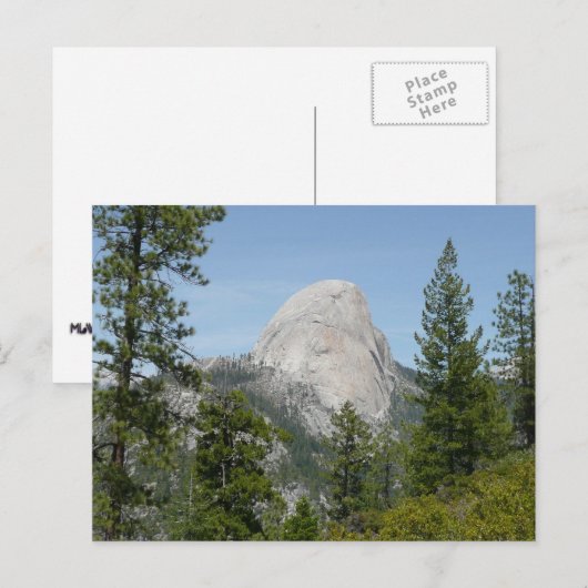 Half-dome van Panorama Trail II Briefkaart (Voorkant / Achterkant)