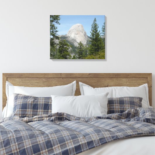 Half-dome van Panorama Trail II Canvas Afdruk (Insitu (Slaapkamer))