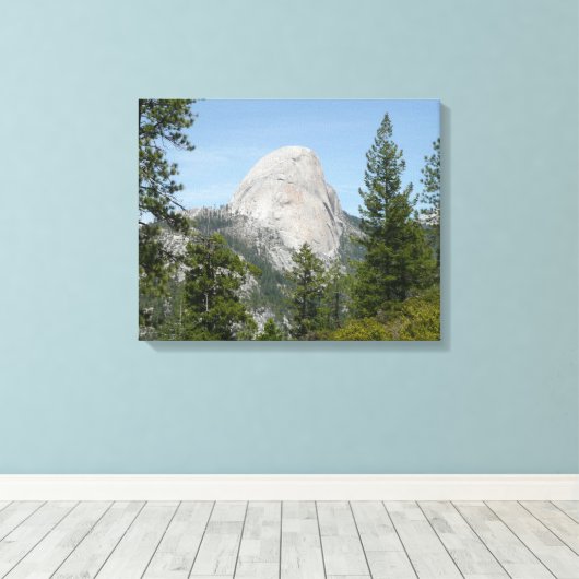 Half-dome van Panorama Trail II Canvas Afdruk (Insitu (Houten vloer))