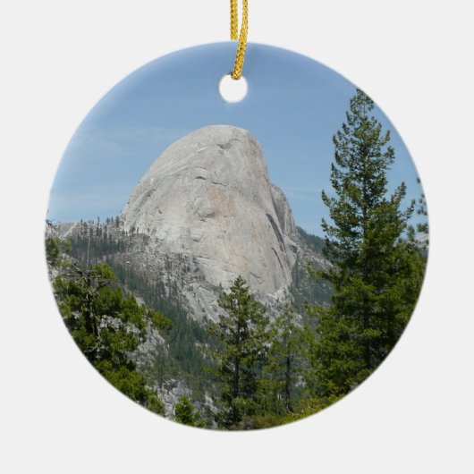 Half-dome van Panorama Trail II Keramisch Ornament (Voorkant)