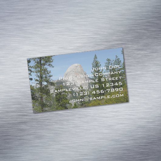 Half-dome van Panorama Trail II Magnetisch Visitekaartje (Voorbeeld)