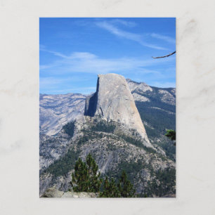 Half-dome van Washburn Point, Yosemite, CA Briefkaart