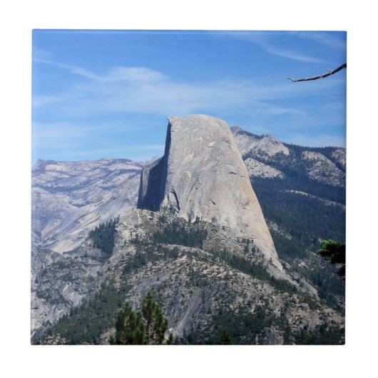 Half-dome van Washburn Point, Yosemite, CA Tegeltje (Voorkant)