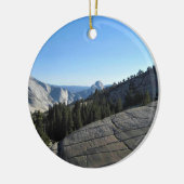 Half Dome vanuit Olmstead Point, Yosemite, CA Keramisch Ornament (Links)