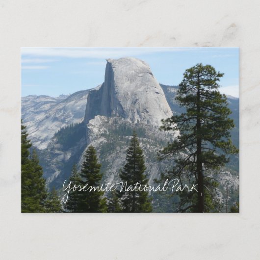 Half Dome vanuit Panorama Trail I Briefkaart (Voorkant)