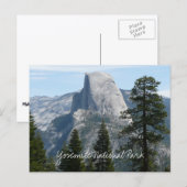 Half Dome vanuit Panorama Trail I Briefkaart (Voorkant / Achterkant)