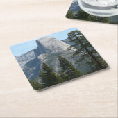Half Dome vanuit Panorama Trail I Kartonnen Onderzetters (Schuin)