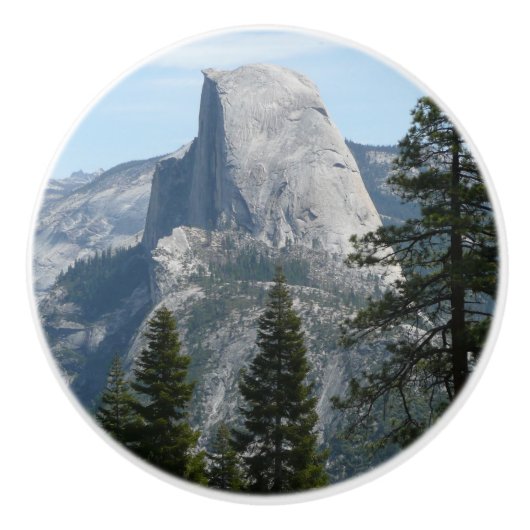 Half Dome vanuit Panorama Trail I Keramische Knop (Voorkant)