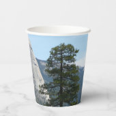 Half Dome vanuit Panorama Trail I Papieren Bekers (Achterkant)