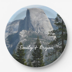 Half Dome vanuit Panorama Trail I Papieren Bordje