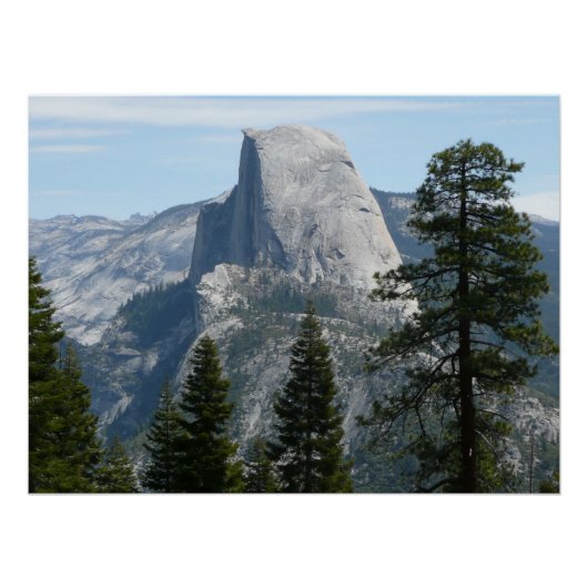 Half Dome vanuit Panorama Trail I Perfect Poster (Voorkant)